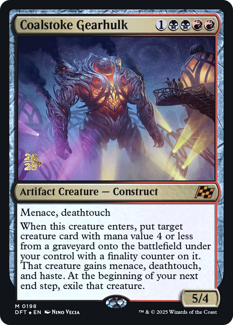 2025 Magic: The Gathering Aetherdrift Promos 2025 Magic: The Gathering Aetherdrift Promos #198s trading card