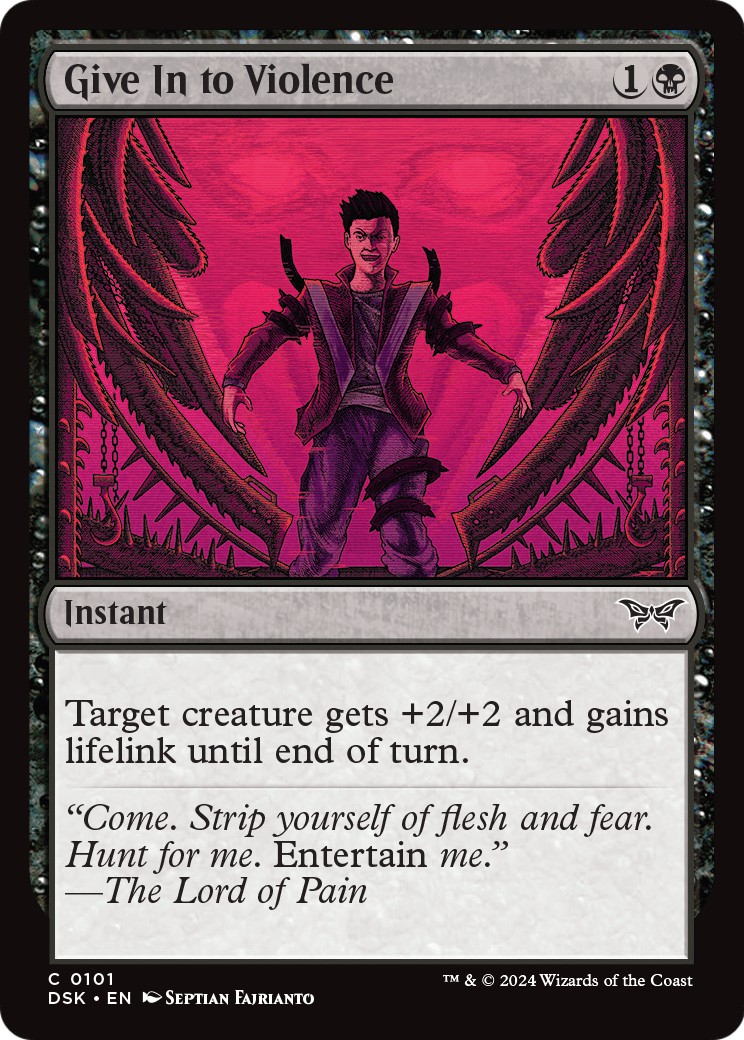 2024 Magic: The Gathering Duskmourn: House of Horror 2024 Magic: The Gathering Duskmourn: House of Horror #101 trading card