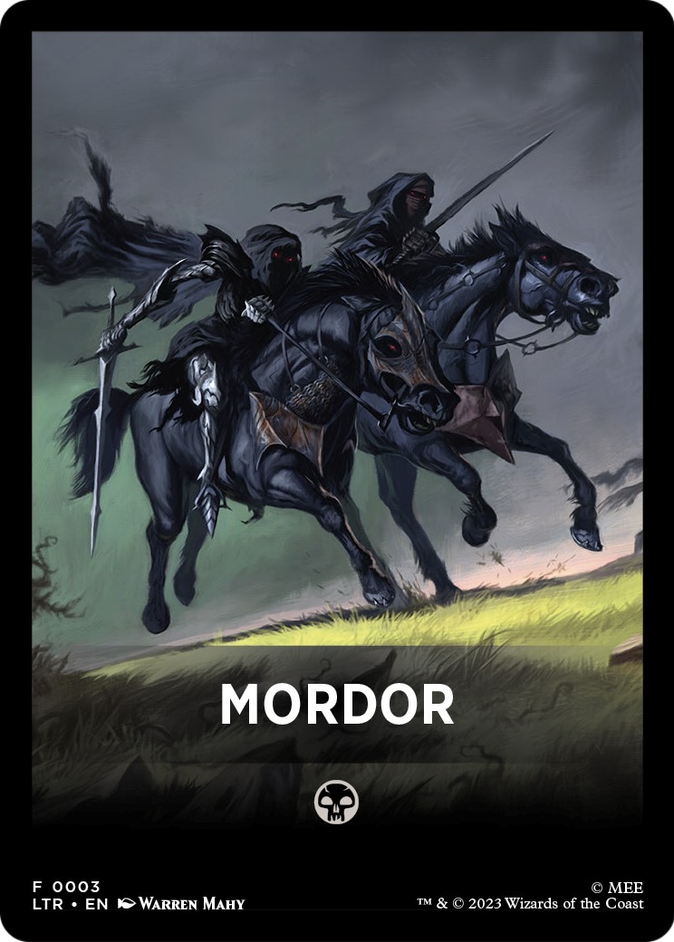 2023 Magic: The Gathering Tales of Middle-earth Front Cards Mordor #3 trading card