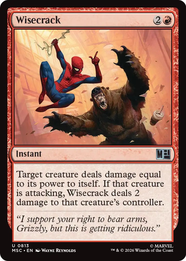 2026 Magic: The Gathering Marvel Super Heroes 2026 Magic: The Gathering Marvel Super Heroes #813 trading card