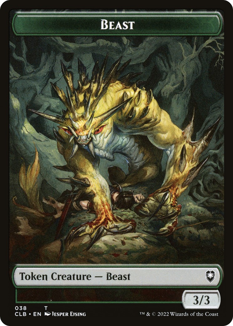 2022 Magic: The Gathering Battle for Baldur's Gate Tokens 2022 Magic: The Gathering Battle for Baldur's Gate Tokens #38 tradi