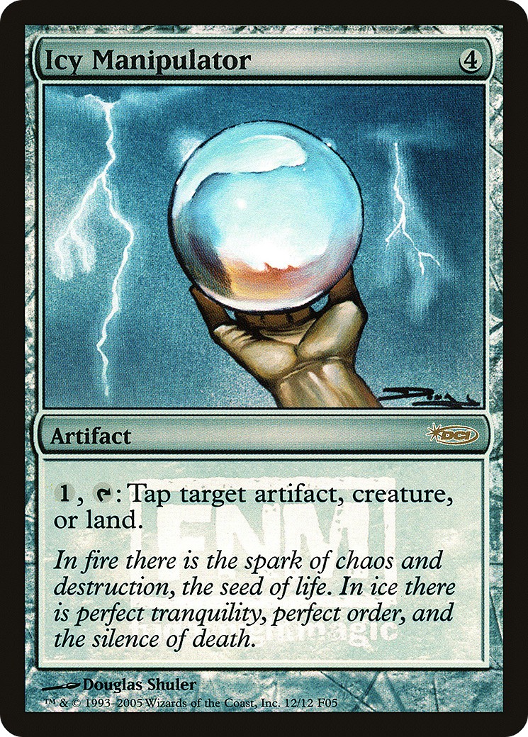 2005 Magic: The Gathering Friday Night Magic Icy Manipulator #12 trading card