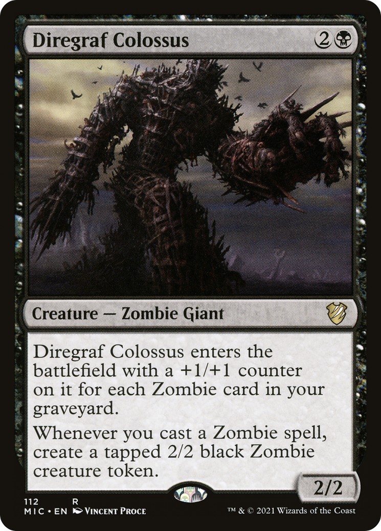 2021 Magic: The Gathering Midnight Hunt 2021 Magic: The Gathering Midnight Hunt #112 trading card