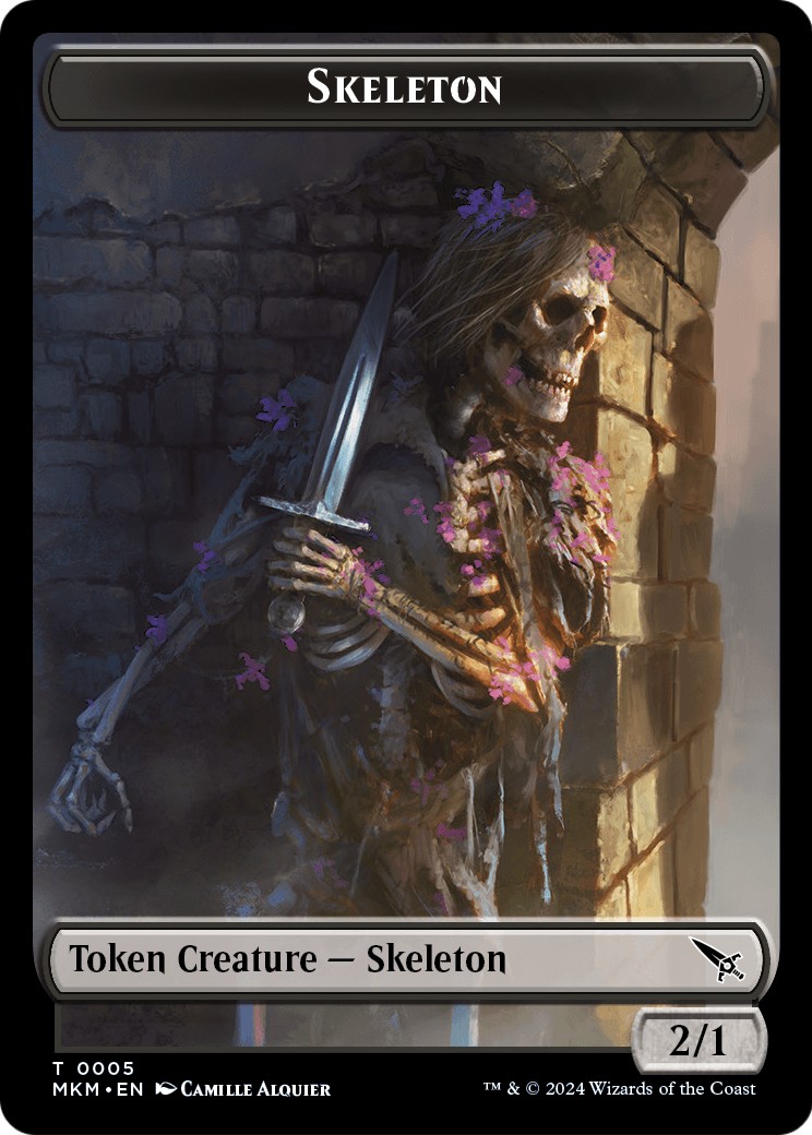 2024 Magic: The Gathering Murders at Karlov Manor Tokens 2024 Magic: The Gathering Murders at Karlov Manor Tokens #5 trading