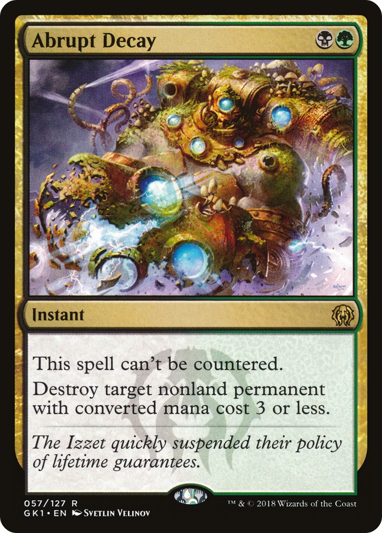 2018 Magic: The Gathering GRN Guild Kit 2018 Magic: The Gathering GRN Guild Kit #57 trading card