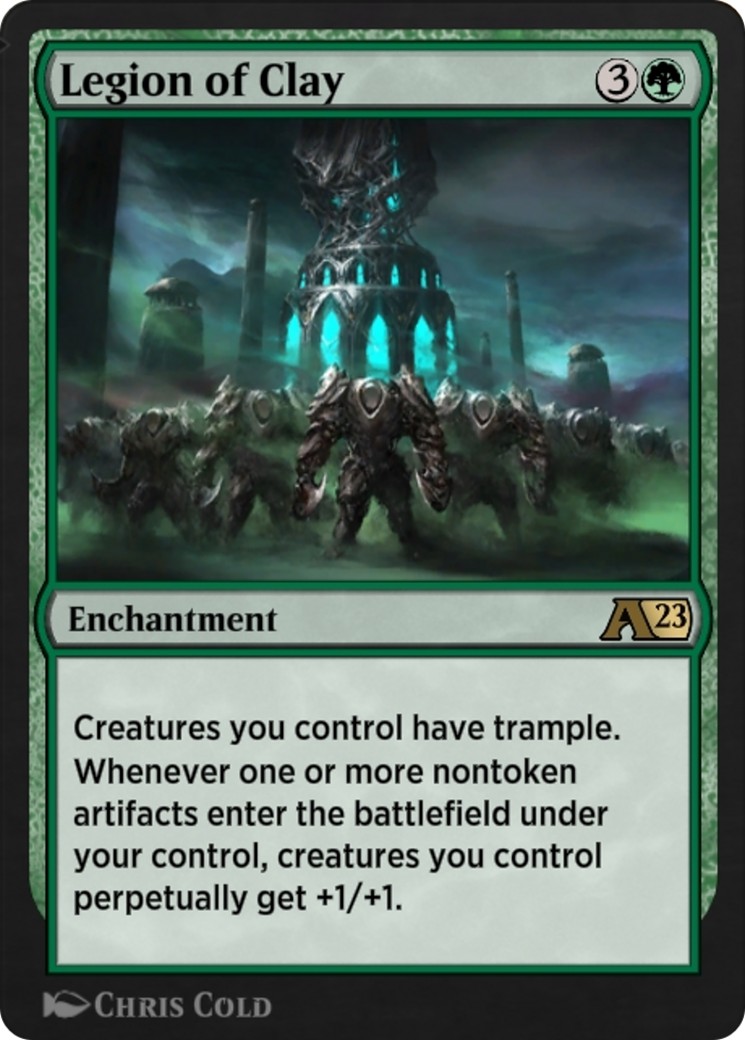 2022 Magic: The Gathering Alchemy: The Brothers' War Legion of Clay #14 trading card