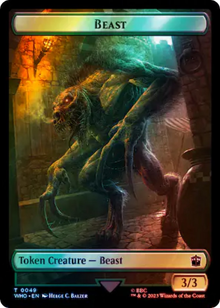 2023 Magic: The Gathering Doctor Who Tokens 2023 Magic: The Gathering Doctor Who Tokens #49 trading card