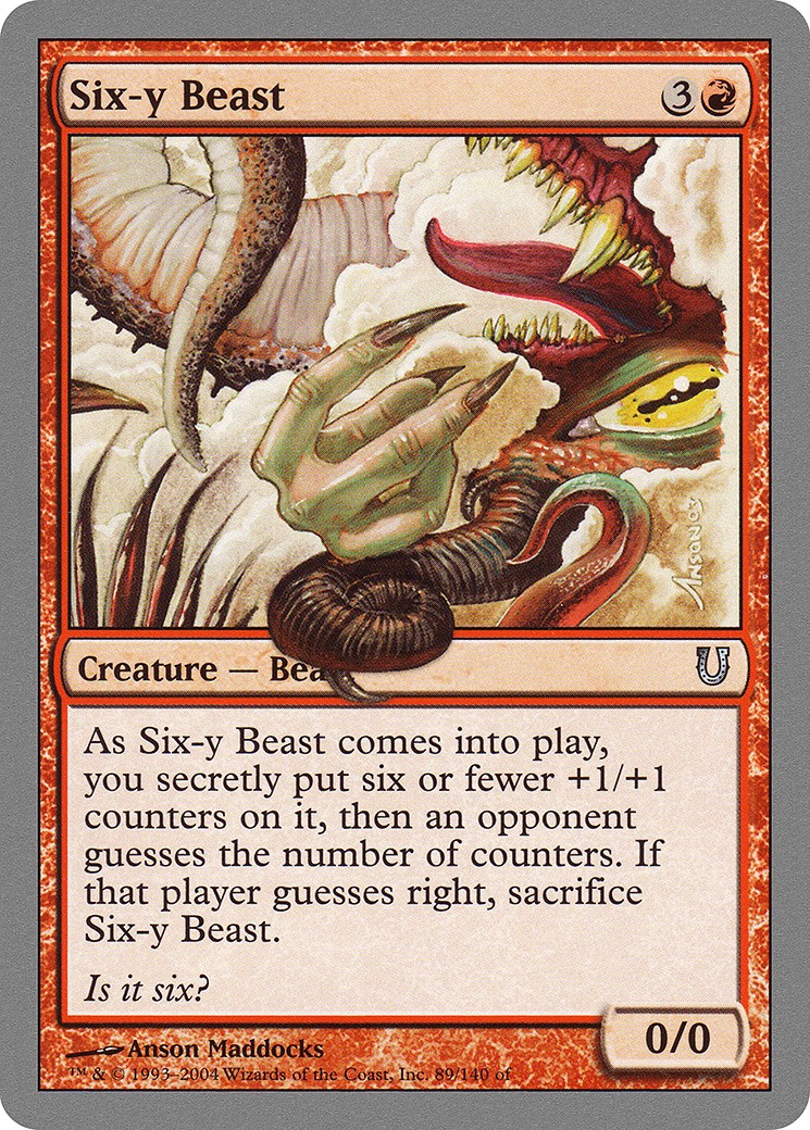 2004 Magic: The Gathering Unhinged 2004 Magic: The Gathering Unhinged #89 trading card