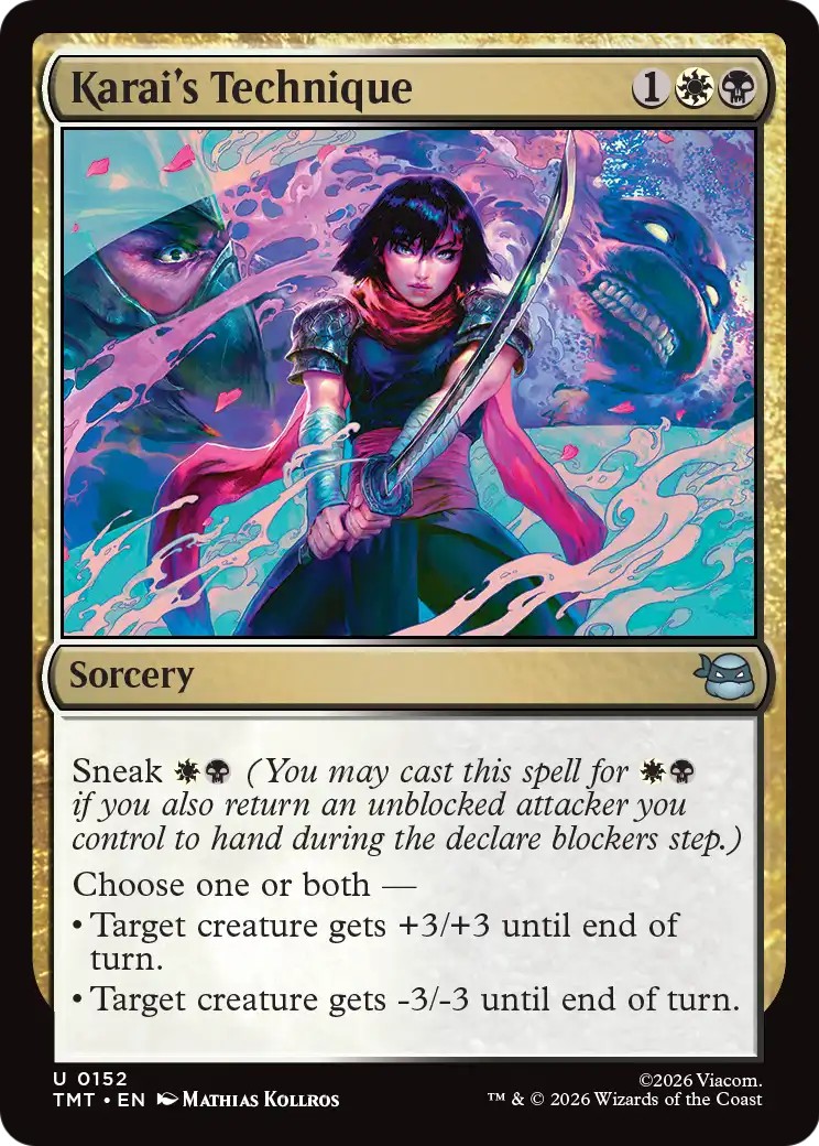 2026 Magic: The Gathering Teenage Mutant Ninja Turtles 2026 Magic: The Gathering Teenage Mutant Ninja Turtles #152 trading ca