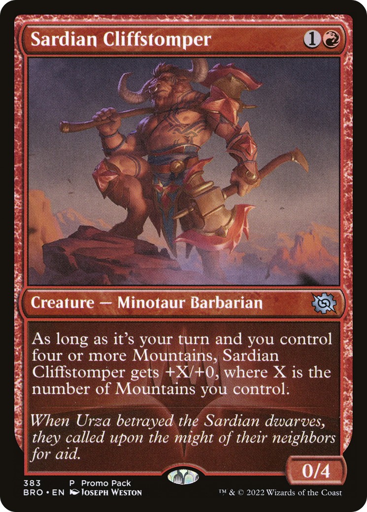 2022 Magic: The Gathering The Brothers' War 2022 Magic: The Gathering The Brothers' War #383 trading card