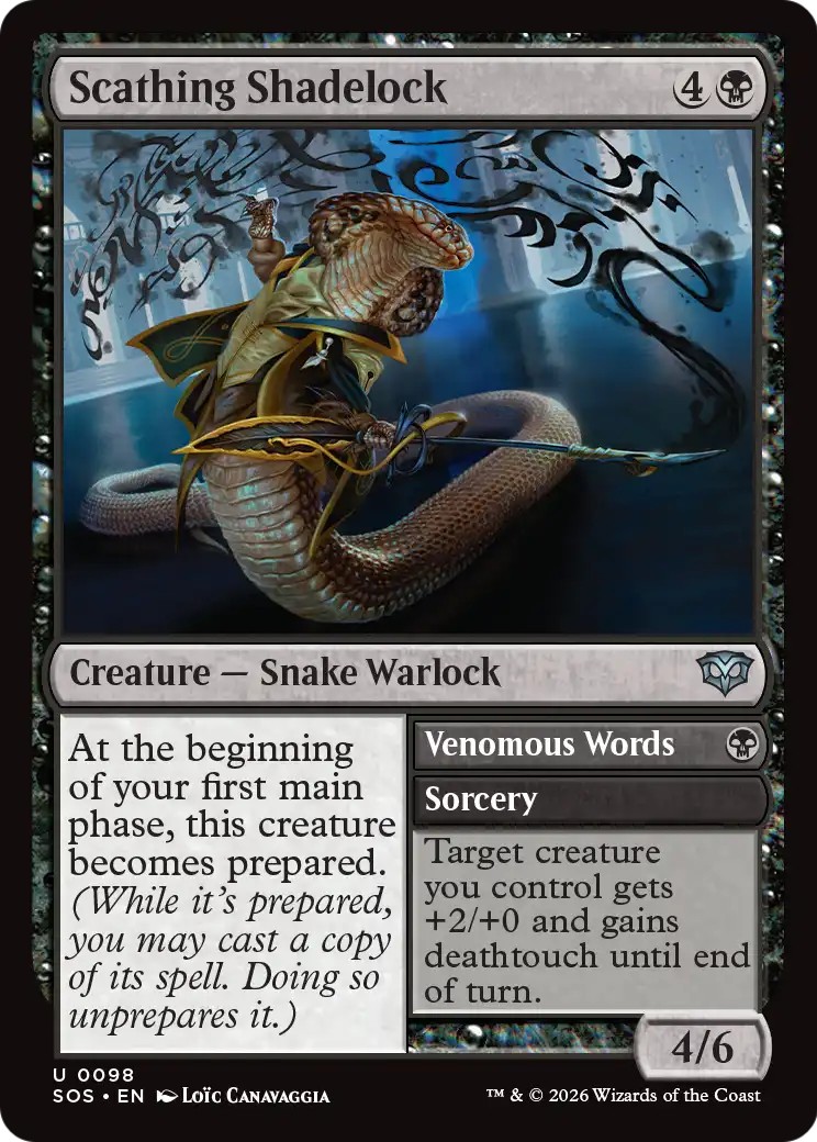 2026 Magic: The Gathering Secrets of Strixhaven 2026 Magic: The Gathering Secrets of Strixhaven #98 trading card