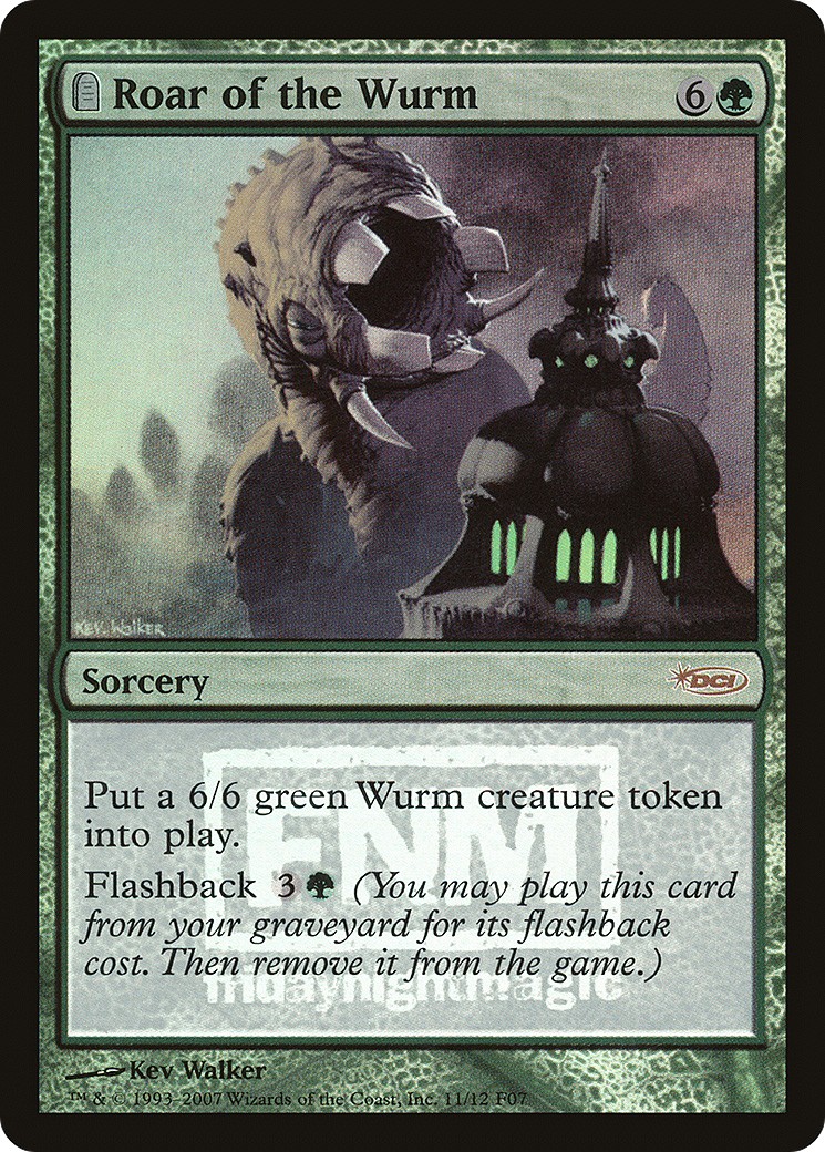 2007 Magic: The Gathering Friday Night Magic Roar of the Wurm #11 trading card