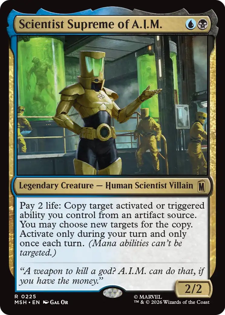 2026 Magic: The Gathering Marvel Super Heroes 2026 Magic: The Gathering Marvel Super Heroes #225 trading card