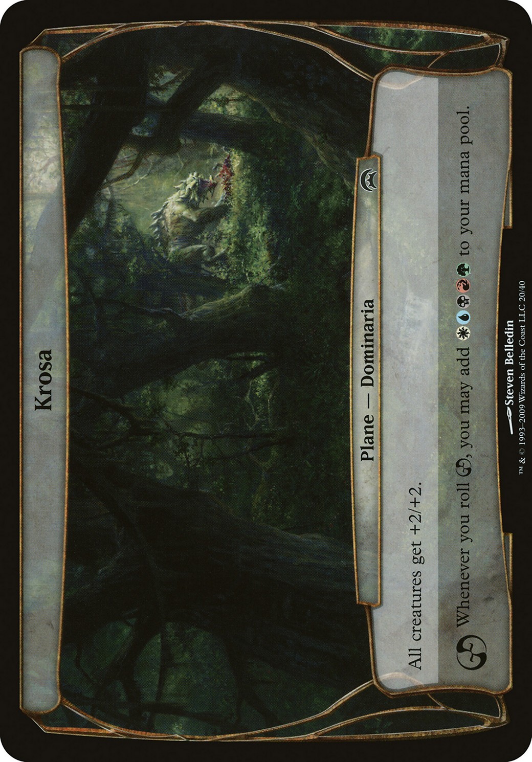 2009 Magic: The Gathering Planechase Planes 2009 Magic: The Gathering Planechase Planes #20 trading card