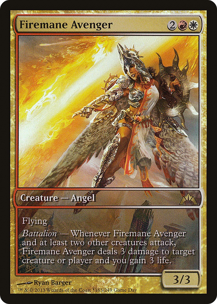 2013 Magic: The Gathering Gatecrash Promos Firemane Avenger #163 trading card