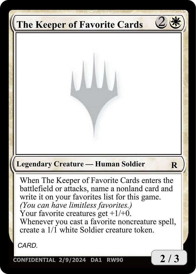 2024 Magic: The Gathering Unknown Event 2024 Magic: The Gathering Unknown Event #RW90a trading card