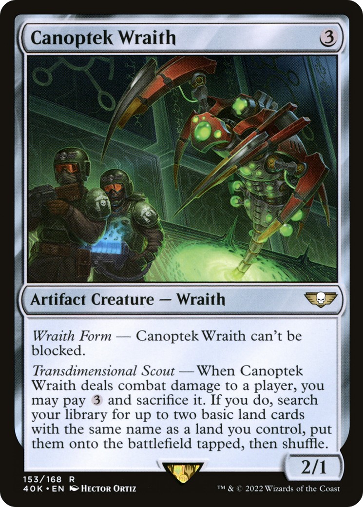 2022 Magic: The Gathering Warhammer 40,000 2022 Magic: The Gathering Warhammer 40,000 #153 trading card