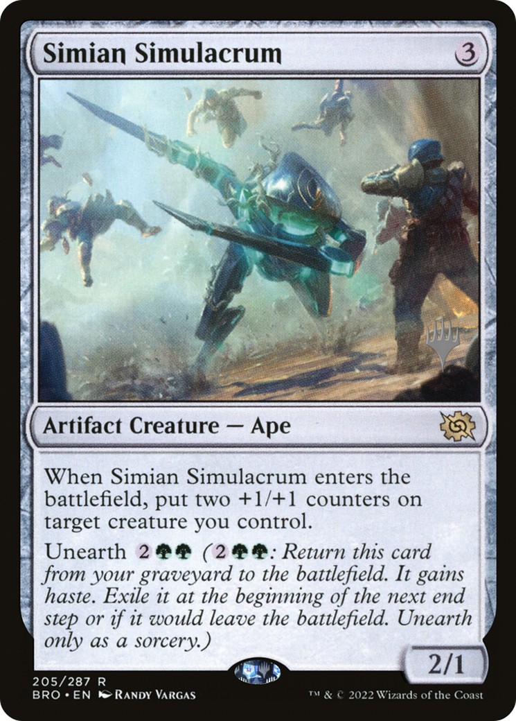 2022 Magic: The Gathering The Brothers' War Promos 2022 Magic: The Gathering The Brothers' War Promos #205p trading card