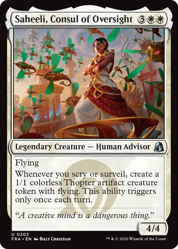Saheeli, Consul of Oversight - Image 1