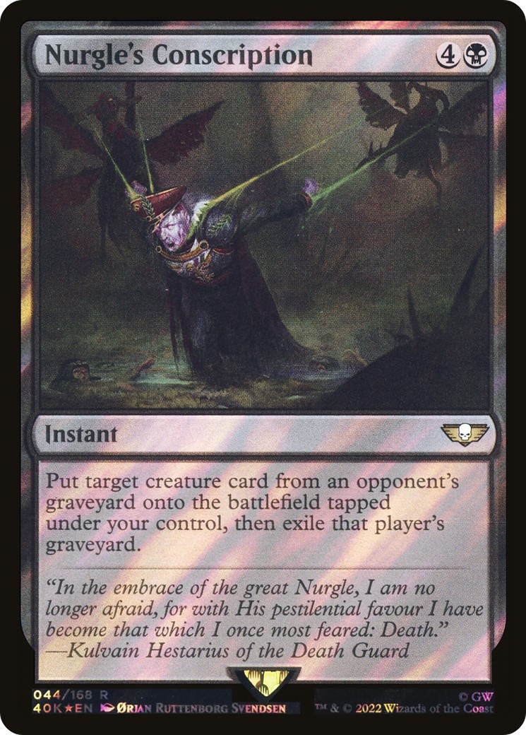 2022 Magic: The Gathering Warhammer 40,000 2022 Magic: The Gathering Warhammer 40,000 #44★ trading card