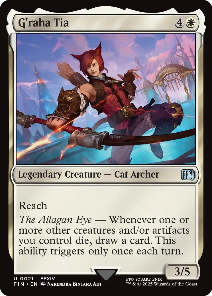2025 Magic: The Gathering Final Fantasy 2025 Magic: The Gathering Final Fantasy #21 trading card