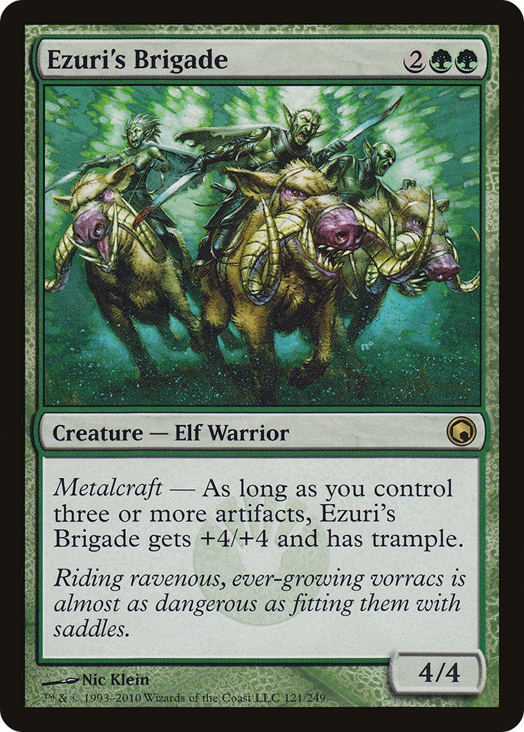 2010 Magic: The Gathering Scars of Mirrodin 2010 Magic: The Gathering Scars of Mirrodin #121 trading card
