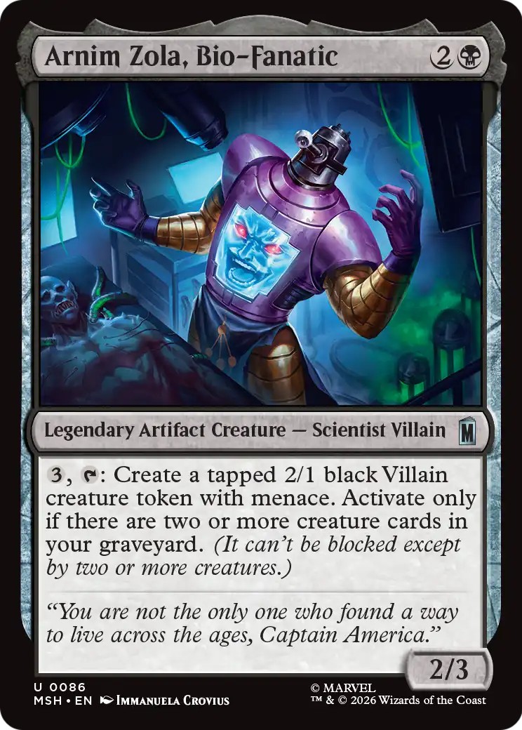 2026 Magic: The Gathering Marvel Super Heroes 2026 Magic: The Gathering Marvel Super Heroes #86 trading card