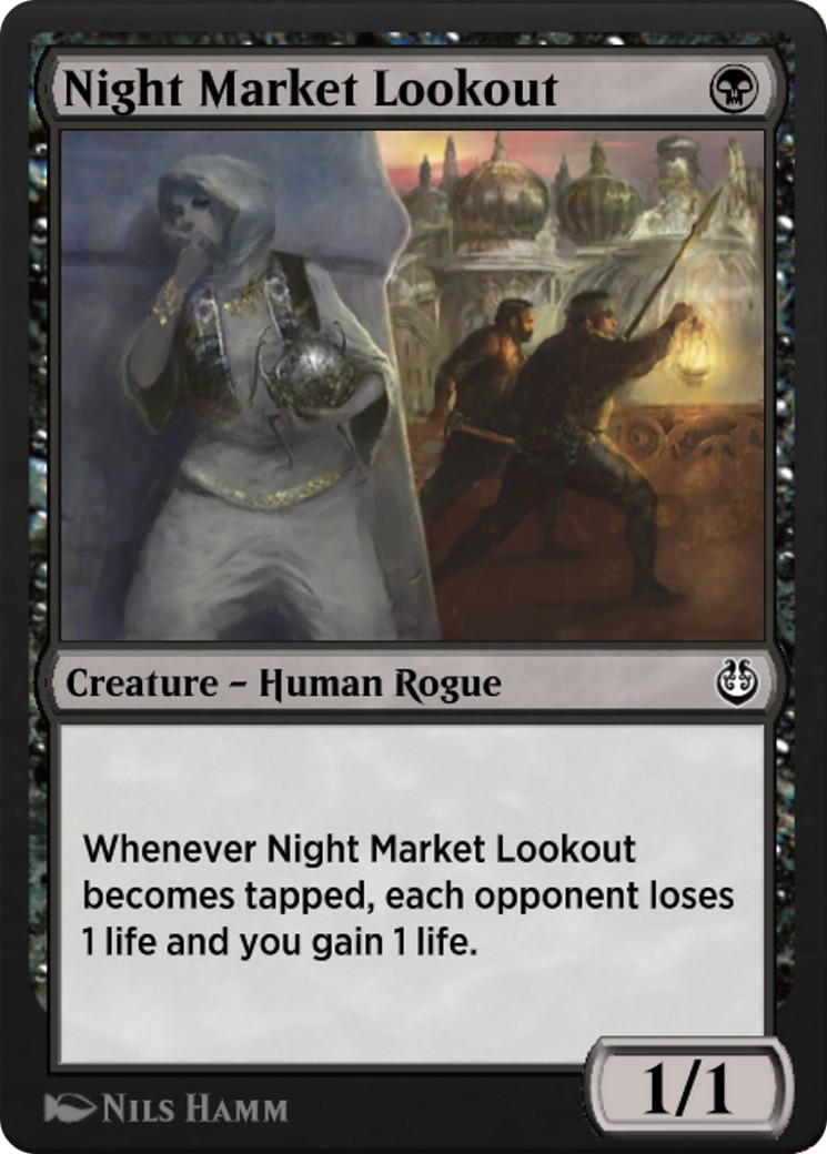 2020 Magic: The Gathering Kaladesh Remastered Night Market Lookout #103 trading card