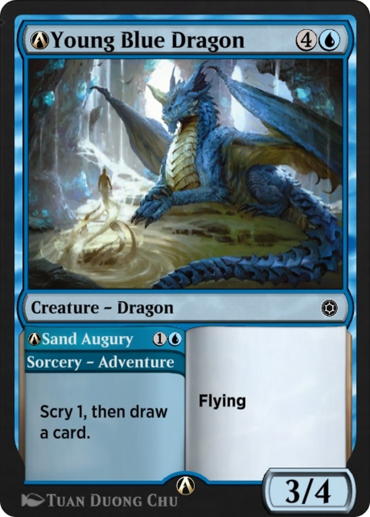 A-Young Blue Dragon // A-Sand Augury - Image 1