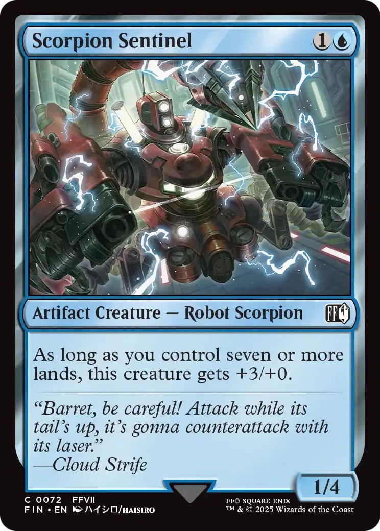 2025 Magic: The Gathering Final Fantasy 2025 Magic: The Gathering Final Fantasy #72 trading card