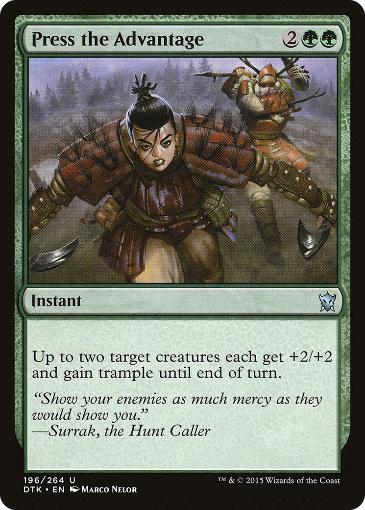 2015 Magic: The Gathering Dragons of Tarkir 2015 Magic: The Gathering Dragons of Tarkir #196 trading card