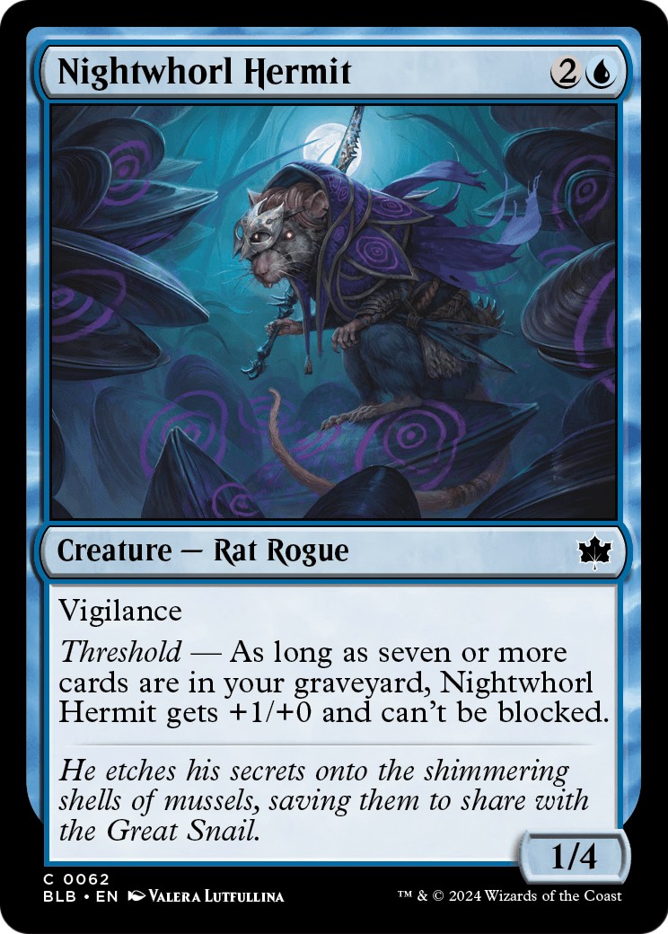 2024 Magic: The Gathering Bloomburrow 2024 Magic: The Gathering Bloomburrow #62 trading card