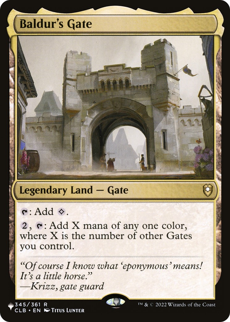 2024 Magic: The Gathering The List 2024 Magic: The Gathering The List #CLB-345 trading card
