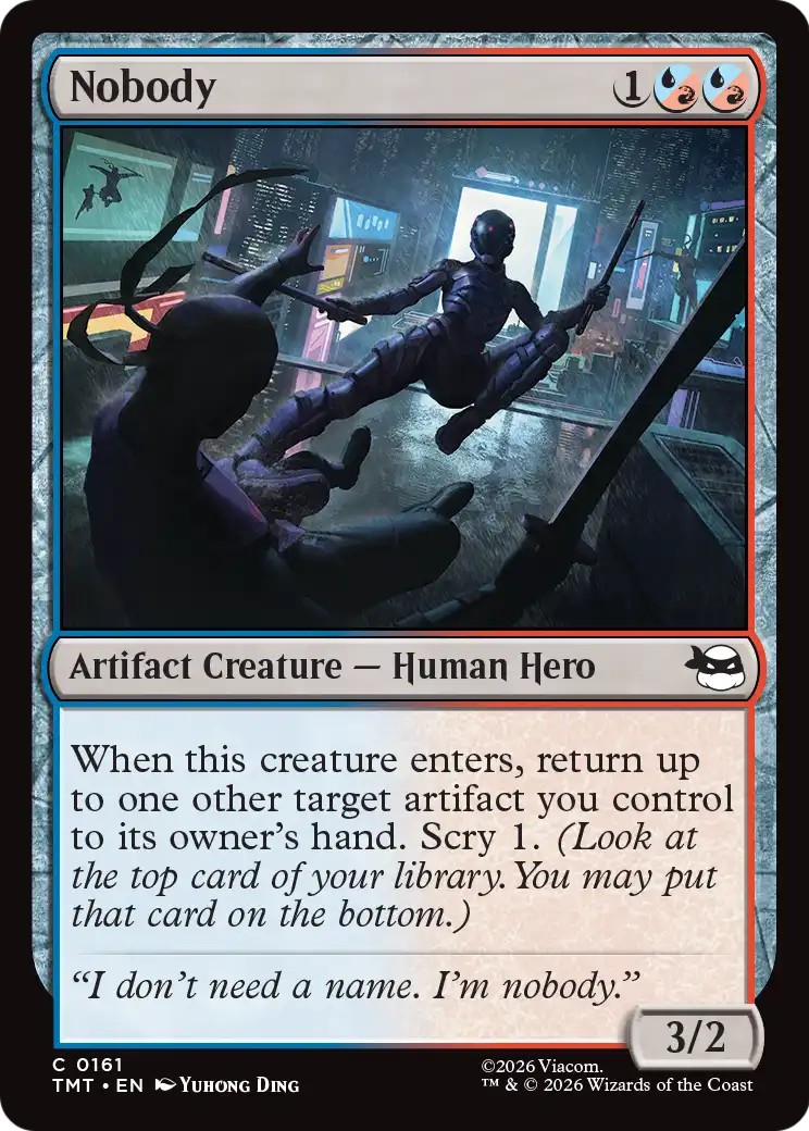 2026 Magic: The Gathering Teenage Mutant Ninja Turtles 2026 Magic: The Gathering Teenage Mutant Ninja Turtles #161 trading ca