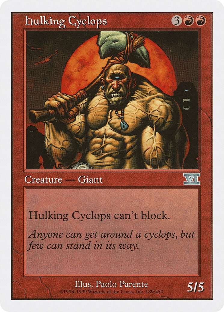 1999 Magic: The Gathering Classic Sixth Edition 1999 Magic: The Gathering Classic Sixth Edition #189 trading card