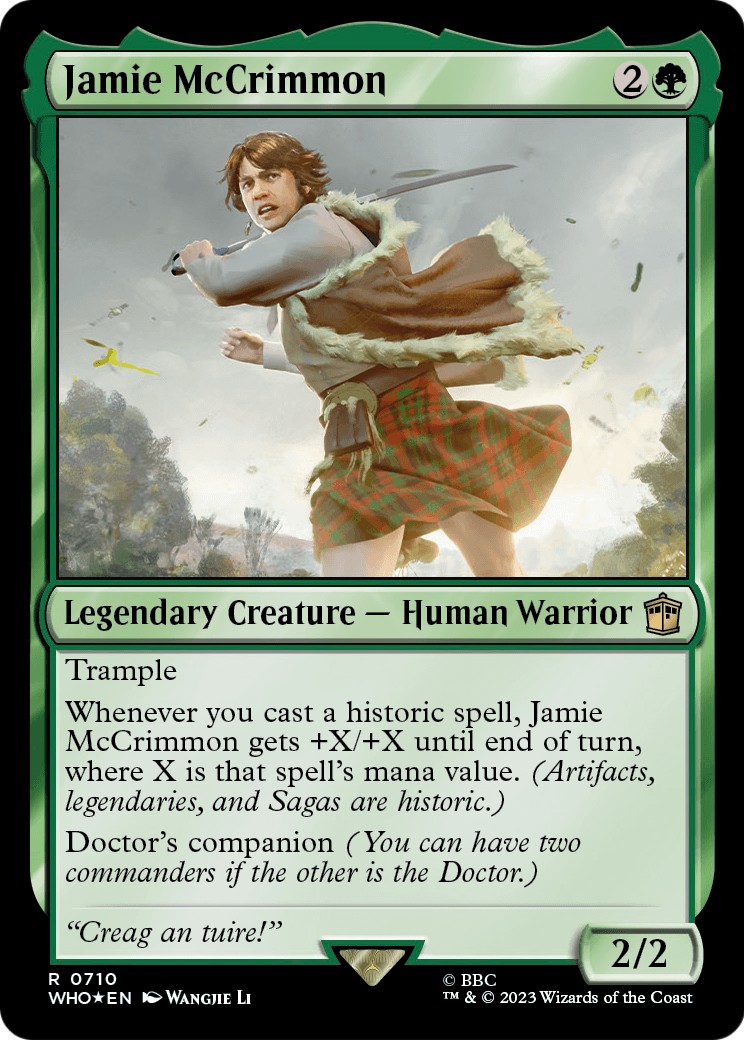 2023 Magic: The Gathering Doctor Who 2023 Magic: The Gathering Doctor Who #710 trading card