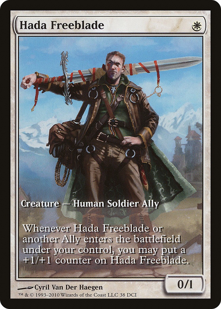 2010 Magic: The Gathering DCI Promos Hada Freeblade #38 trading card