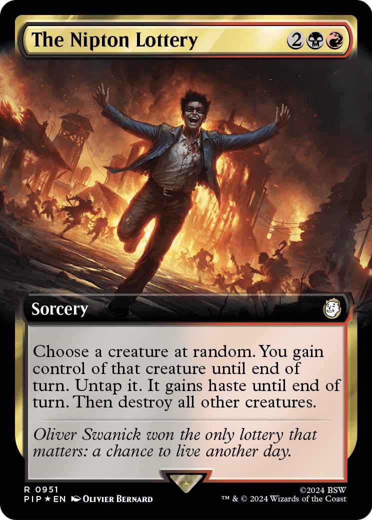 2024 Magic: The Gathering Fallout 2024 Magic: The Gathering Fallout #951 trading card