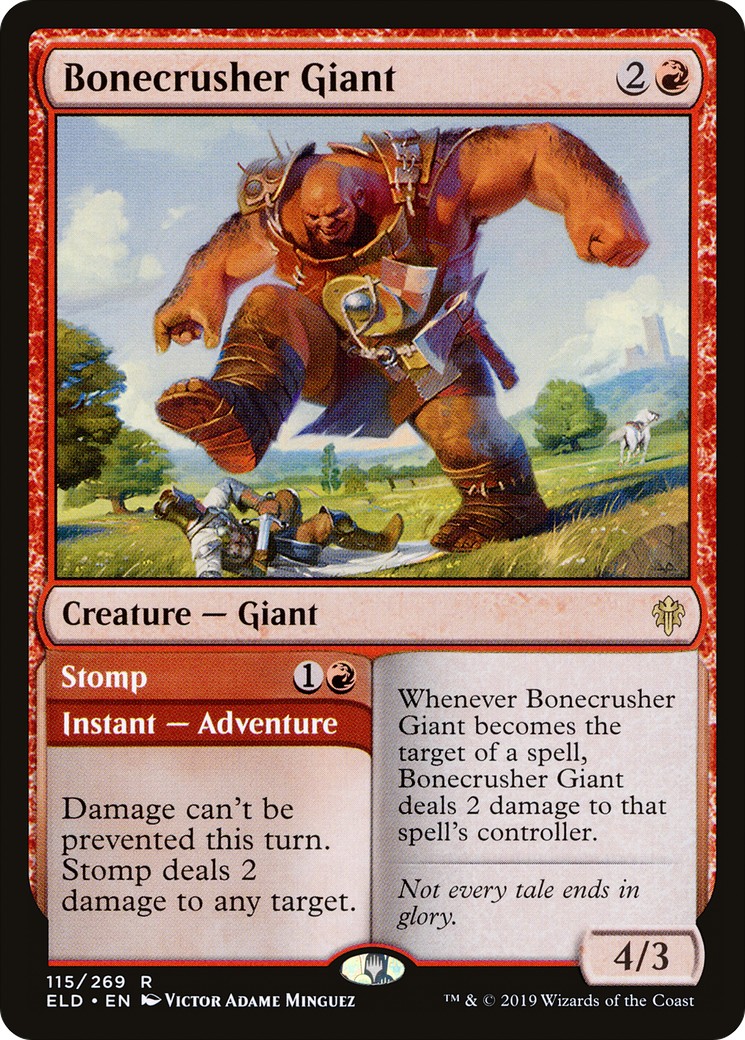 2019 Magic: The Gathering Throne of Eldraine 2019 Magic: The Gathering Throne of Eldraine #115 trading card