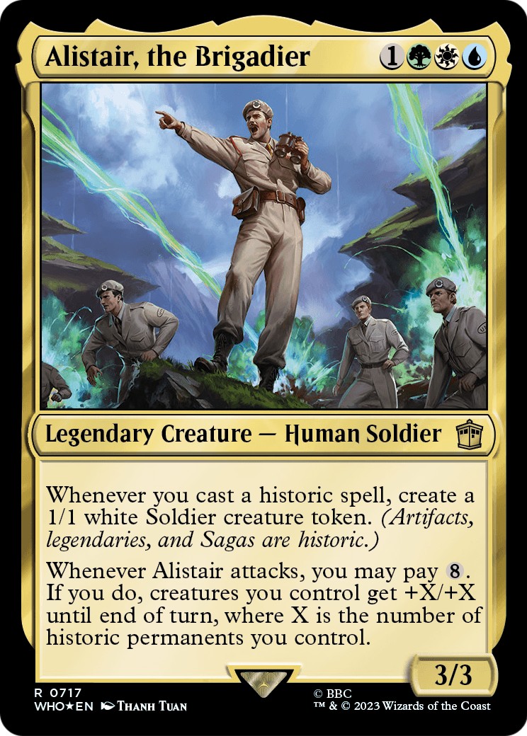 2023 Magic: The Gathering Doctor Who 2023 Magic: The Gathering Doctor Who #717 trading card