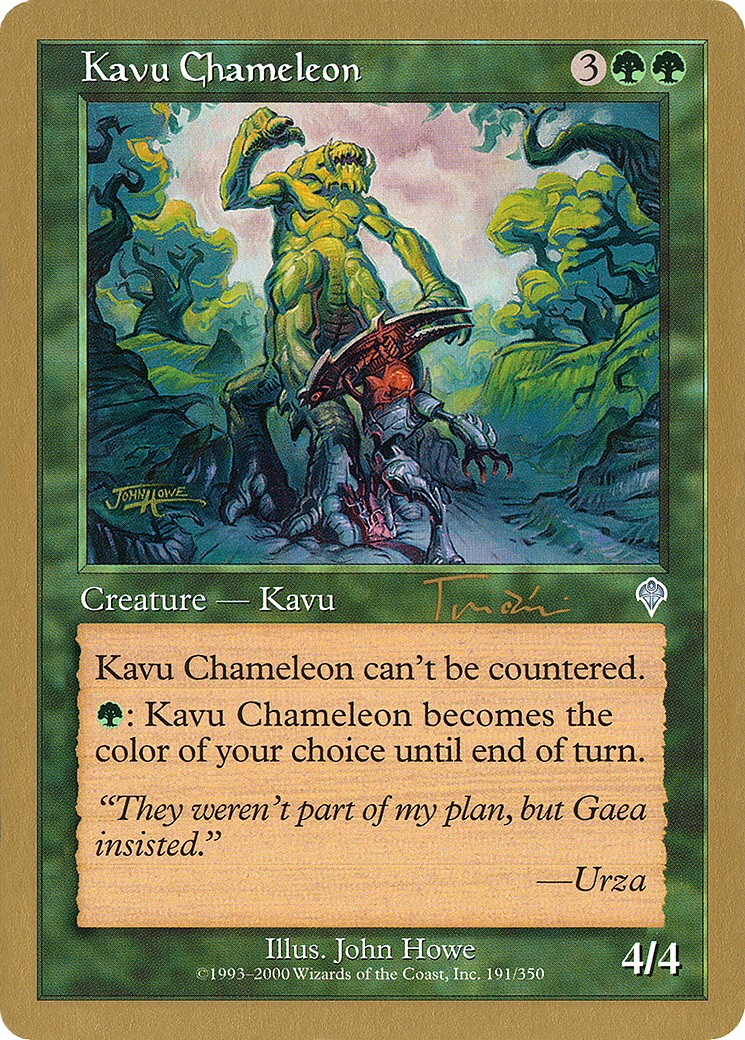 2001 Magic: The Gathering World Championship Decks 2001 Magic: The Gathering World Championship Decks #jt191 trading card
