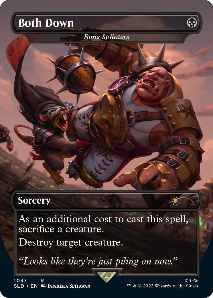 2022 Magic: The Gathering Secret Lair Drop 2022 Magic: The Gathering Secret Lair Drop #1037 trading card