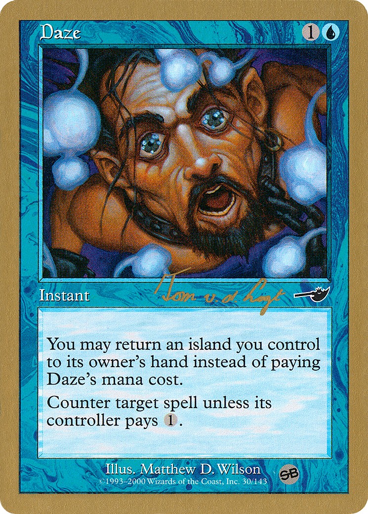 2000 Magic: The Gathering World Championship Decks 2000 Magic: The Gathering World Championship Decks #tvdl30sb trading card