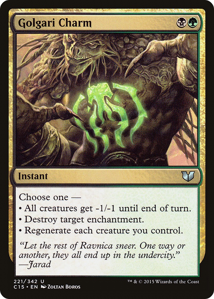 2015 Magic: The Gathering Commander 2015 Magic: The Gathering Commander #221 trading card