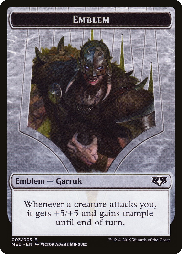 Garruk, Apex Predator Emblem - Image 1
