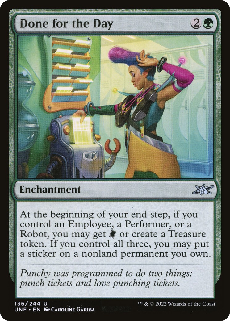 2022 Magic: The Gathering Unfinity 2022 Magic: The Gathering Unfinity #136 trading card