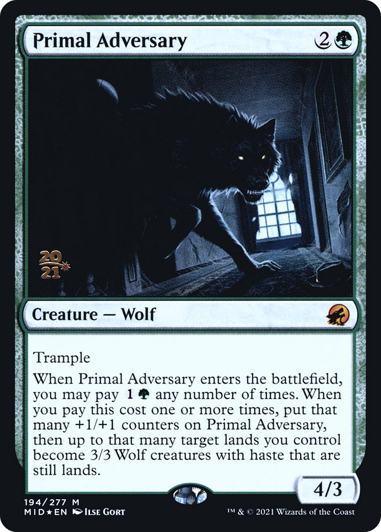 2021 Magic: The Gathering Innistrad: Midnight Hunt Promos 2021 Magic: The Gathering Innistrad: Midnight Hunt Promos #194s tra