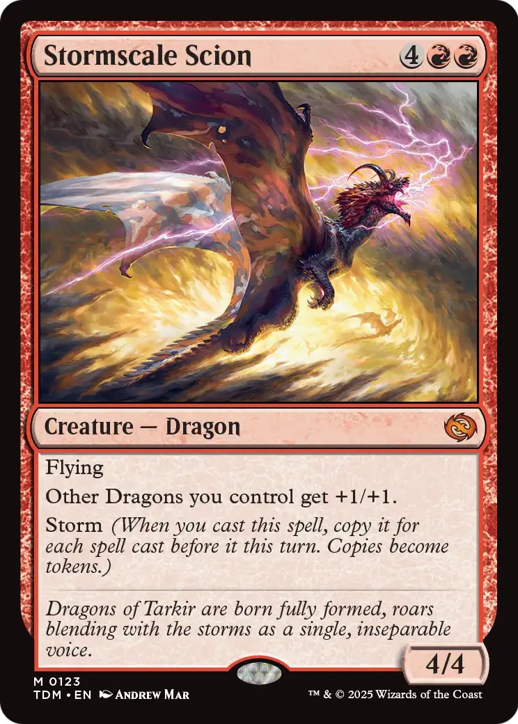 2025 Magic: The Gathering Tarkir: Dragonstorm 2025 Magic: The Gathering Tarkir: Dragonstorm #123 trading card