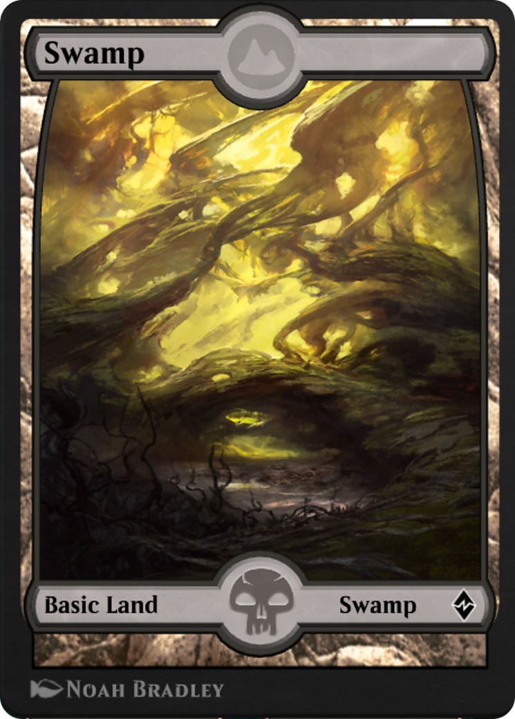 2019 Magic: The Gathering MTG Arena Promos Swamp #203 trading card