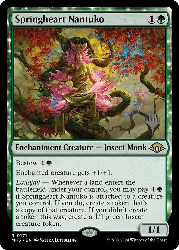 2025 Magic: The Gathering Modern Horizons 3 Promos Springheart Nantuko #171p trading card